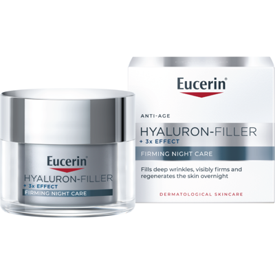 Eucerin Hyaluron-Filler + 3x Effect Firming Night Care, 50 ml Eucerin Hyaluron-Filler + 3x Effect Firming Night Care, 50 ml