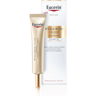 Eucerin Hyaluron-Filler + Elasticity Eye Cream SPF20, 15 ml Eucerin Hyaluron-Filler + Elasticity Eye Cream SPF20, 15 ml