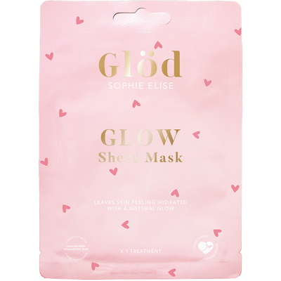 Glöd Sophie Elise Pink Glow Sheet Mask, 23 g Glöd Sophie Elise Pink Glow Sheet Mask, 23 g