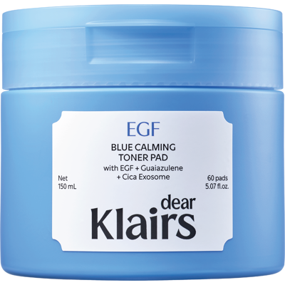 Klairs EGF Blue Calming Toner Pad, 60 stk. Klairs EGF Blue Calming Toner Pad, 60 stk.