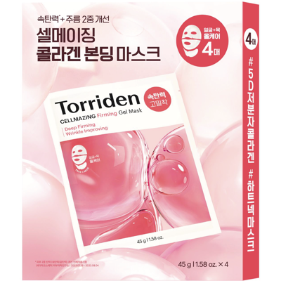 Torriden CELLMAZING Firming Gel Mask (Face & Neck), 4 stk. Torriden CELLMAZING Firming Gel Mask (Face & Neck), 4 stk.