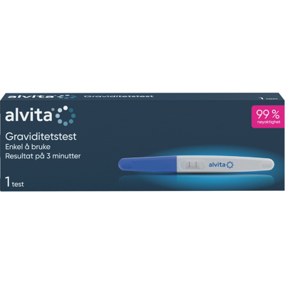 Alvita Graviditetstest, 1 stk. Alvita Graviditetstest, 1 stk.