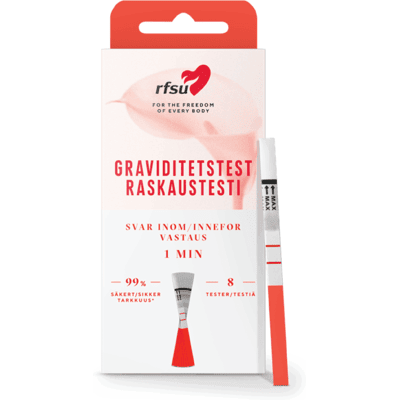Rfsu Graviditetstest Strips, 8 stk. Rfsu Graviditetstest Strips, 8 stk.