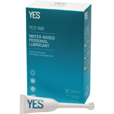YES Merke Organisk Vannbasert Lubrikan - 6 x 5ml Applikatorer YES Merke Organisk Vannbasert Lubrikan - 6 x 5ml Applikatorer