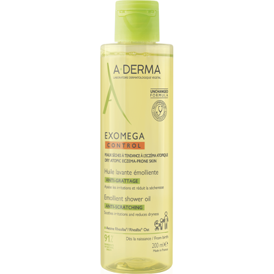 A-Derma Exomega Control Emollient Dusjolje - Shower Oil A-Derma Exomega Control Emollient Dusjolje - Shower Oil
