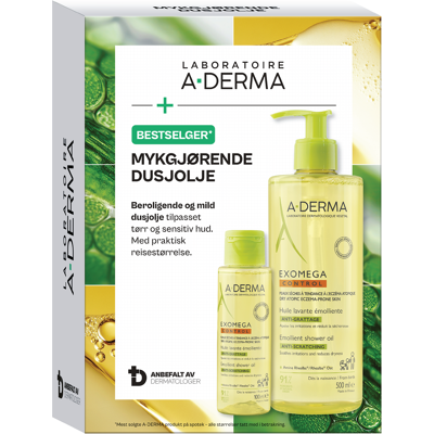 A-Derma Shower Oil Gavesett, 1 sett A-Derma Shower Oil Gavesett, 1 sett