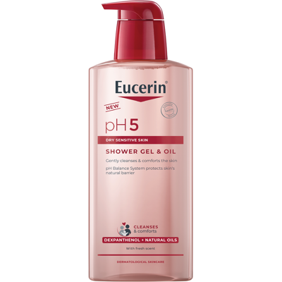 Eucerin pH5 Shower Gel & Oil, 400 ml Eucerin pH5 Shower Gel & Oil, 400 ml