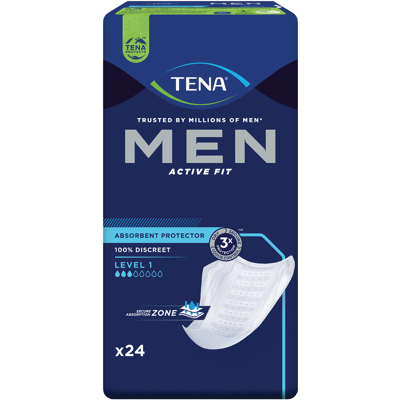 Tena Men Level 1 Absorberende Innlegg - Inkontinenz Pads Tena Men Level 1 Absorberende Innlegg - Inkontinenz Pads