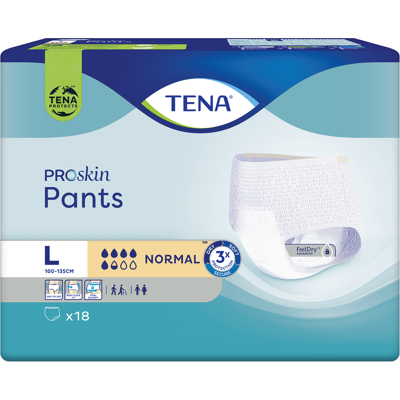 Tena Pants Normal, Large, 18 stk. Tena Pants Normal, Large, 18 stk.