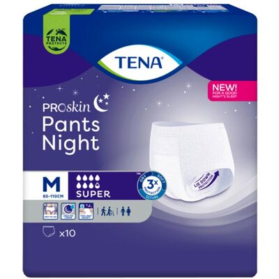 Tena Pants Super Night, Medium, 10 stk. Tena Pants Super Night, Medium, 10 stk.