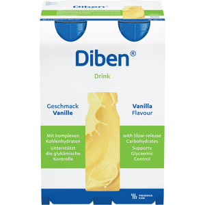 Diben Drink næringsdrikk, Vanilje, 4x200 ml Diben Drink næringsdrikk, Vanilje, 4x200 ml