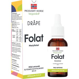 Dråpe Vegansk folat, 30 ml Dråpe Vegansk folat, 30 ml