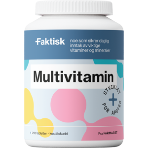 Faktisk Multivitamin tabletter, 200 stk. Faktisk Multivitamin tabletter, 200 stk.
