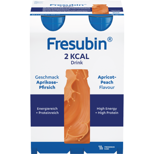 Fresubin 2 kcal Drink, Aprikos/fersken, 4x200 ml Fresubin 2 kcal Drink, Aprikos/fersken, 4x200 ml