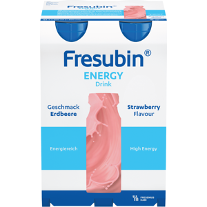 Fresubin Energy Drink jordbær, 4x200 ml Fresubin Energy Drink jordbær, 4x200 ml