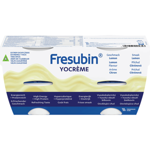 Fresubin YoCrème Næringskrem, Sitron, 4x125 ml Fresubin YoCrème Næringskrem, Sitron, 4x125 ml