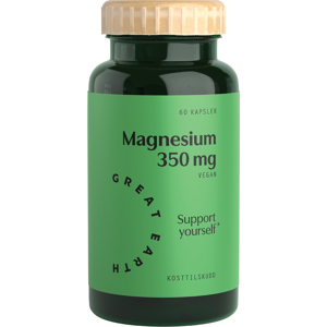 Great Earth Magnesium 350 mg kapsler, 60 stk. Great Earth Magnesium 350 mg kapsler, 60 stk.