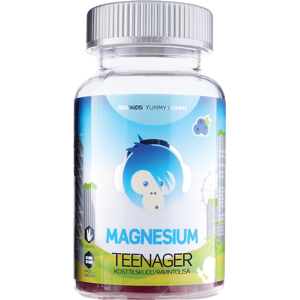 Monkids Magnesium Teenager, Blåbær, 60 stk. Monkids Magnesium Teenager, Blåbær, 60 stk.