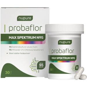 Nupure Probaflor Max Spektrum N95 kapsler, 30 stk. Nupure Probaflor Max Spektrum N95 kapsler, 30 stk.