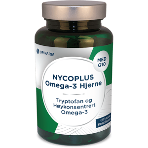 Nycoplus Omega-3 Hjerne kapsler, 60 stk. Nycoplus Omega-3 Hjerne kapsler, 60 stk.