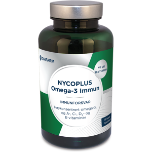 Nycoplus Omega-3 Immun kapsler, 90 stk. Nycoplus Omega-3 Immun kapsler, 90 stk.