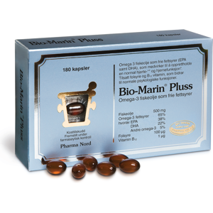Pharma Nord Bio-Marin Plus - Fiskeoljetilskudd - 180 Kapsler Pharma Nord Bio-Marin Plus - Fiskeoljetilskudd - 180 Kapsler