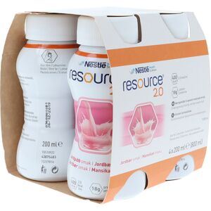Resource Jordbær 4x200ml - Medisinsk Ernæring Resource Jordbær 4x200ml - Medisinsk Ernæring