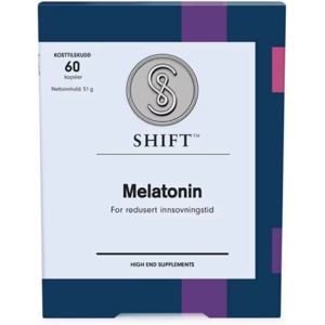 SHIFT Melatonin 1 mg kapsler, 60 stk. SHIFT Melatonin 1 mg kapsler, 60 stk.