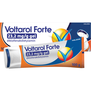 Voltarol Forte Gel - Diklofenak 23,2mg/g - Smertelindring Voltarol Forte Gel - Diklofenak 23,2mg/g - Smertelindring