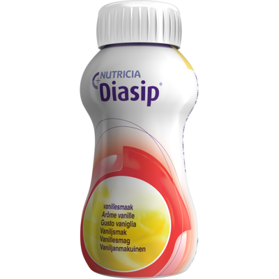 Diasip Fullverdig næringsdrikk med lav glykemisk indeks (GI), Vanilje, 4x200 ml Diasip Fullverdig næringsdrikk med lav glykemisk indeks (GI), Vanilje, 4x200 ml