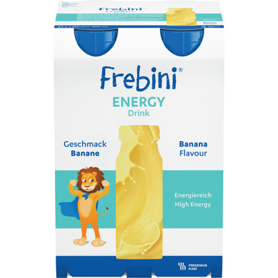 Frebini Energy Drink, Banan, 4x200 ml Frebini Energy Drink, Banan, 4x200 ml