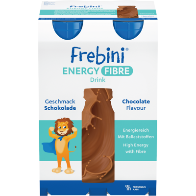 Frebini Energy Fibre Drink Næringsdrikk, Sjokolade, 4x200 ml Frebini Energy Fibre Drink Næringsdrikk, Sjokolade, 4x200 ml