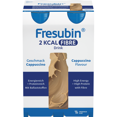 Fresubin 2 kcal Fibre Drink, Cappuccino, 4x200 ml Fresubin 2 kcal Fibre Drink, Cappuccino, 4x200 ml