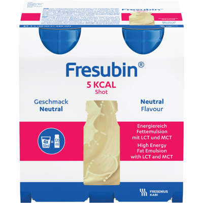 Fresubin 5kcal Shot nøytral, 4x125 ml Fresubin 5kcal Shot nøytral, 4x125 ml