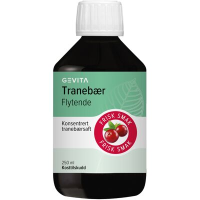Gevita Tranebær Flytende, 250 ml Gevita Tranebær Flytende, 250 ml