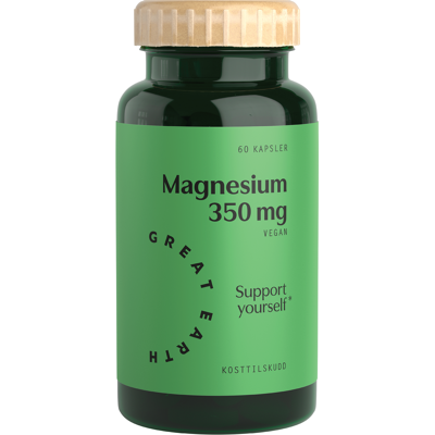 Great Earth Magnesium 350 mg kapsler, 60 stk. Great Earth Magnesium 350 mg kapsler, 60 stk.