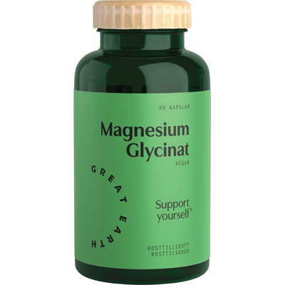 Great Earth Magnesium Glycinat kapsler, 90 stk. Great Earth Magnesium Glycinat kapsler, 90 stk.