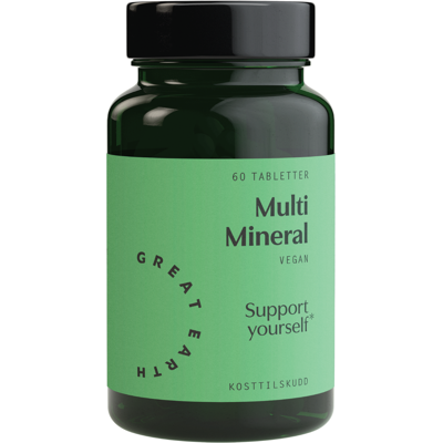 Great Earth Multi Mineral tabletter, 60 stk. Great Earth Multi Mineral tabletter, 60 stk.