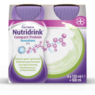Nutridrink Compact Protein Sensations Cool Agurk-Lime - Ernæringsdrikk Nutridrink Compact Protein Sensations Cool Agurk-Lime - Ernæringsdrikk
