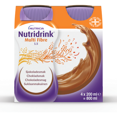 Nutridrink Multi Fibre Sjokolade - Ernæringsdrikk Nutridrink Multi Fibre Sjokolade - Ernæringsdrikk