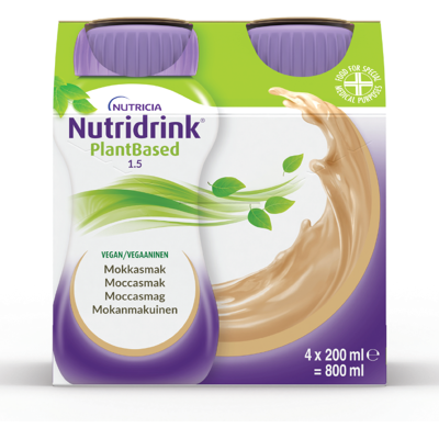 Nutridrink PlantBased Mokka - Vegansk proteindrikk Nutridrink PlantBased Mokka - Vegansk proteindrikk
