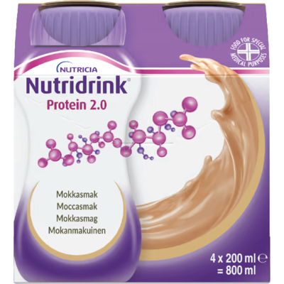 Nutridrink Mokka 2,0 kcal - Medisinsk ernæring Nutridrink Mokka 2,0 kcal - Medisinsk ernæring