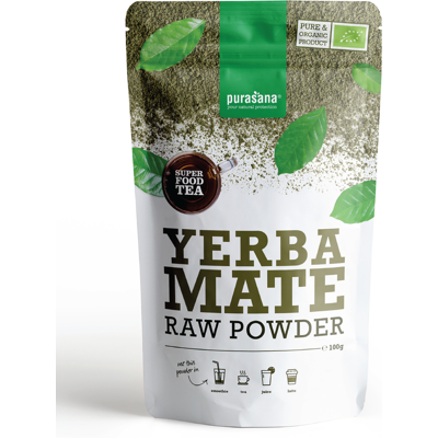 Purasana Yerba Mate Raw Powder, 100 g Purasana Yerba Mate Raw Powder, 100 g