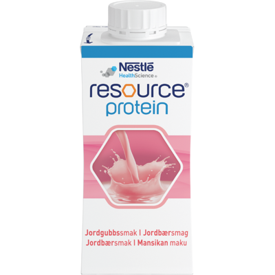 Resource Protein, fullverdig proteinrik næringsdrikk, Jordbær, 4x200 ml Resource Protein, fullverdig proteinrik næringsdrikk, Jordbær, 4x200 ml