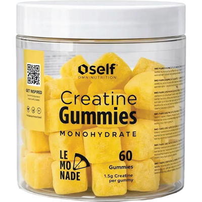 SELF Creatine gummies, Sitron, 60 stk. SELF Creatine gummies, Sitron, 60 stk.