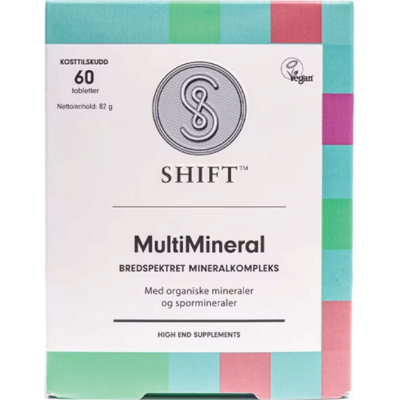 SHIFT MultiMineral tabletter, 60 stk. SHIFT MultiMineral tabletter, 60 stk.