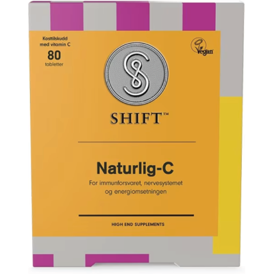 SHIFT Naturlig-C tabletter, 80 stk SHIFT Naturlig-C tabletter, 80 stk