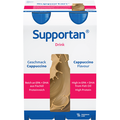 Supportan Drink Cappuccino, 4x200 ml Supportan Drink Cappuccino, 4x200 ml