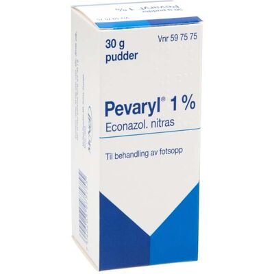 Pevaryl Pudder 1 %, 30 g Pevaryl Pudder 1 %, 30 g