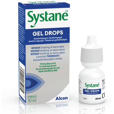 Systane Gel Drops 10 ml - Lindring for tørre øyne Systane Gel Drops 10 ml - Lindring for tørre øyne